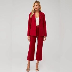 Show Me Your MuMu Bold Red Pantsuit